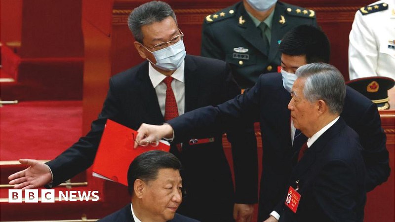 Hu Jintao: The mysterious exit of China's former leader from party congress